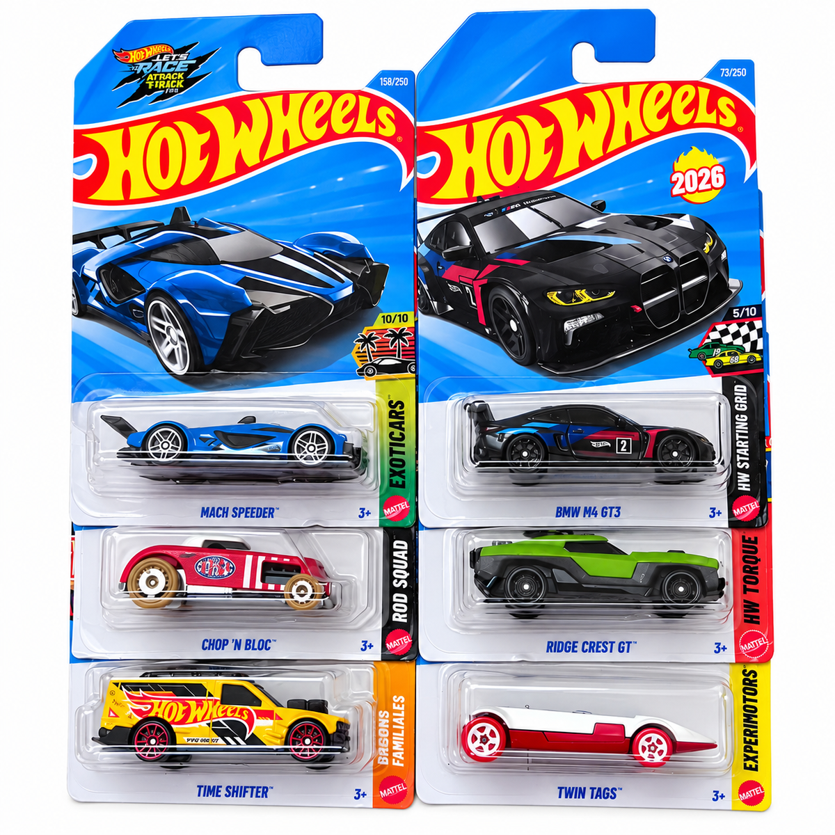 Hot Wheels - Q Case - Set of 6 - BMW M4 GT3 Set