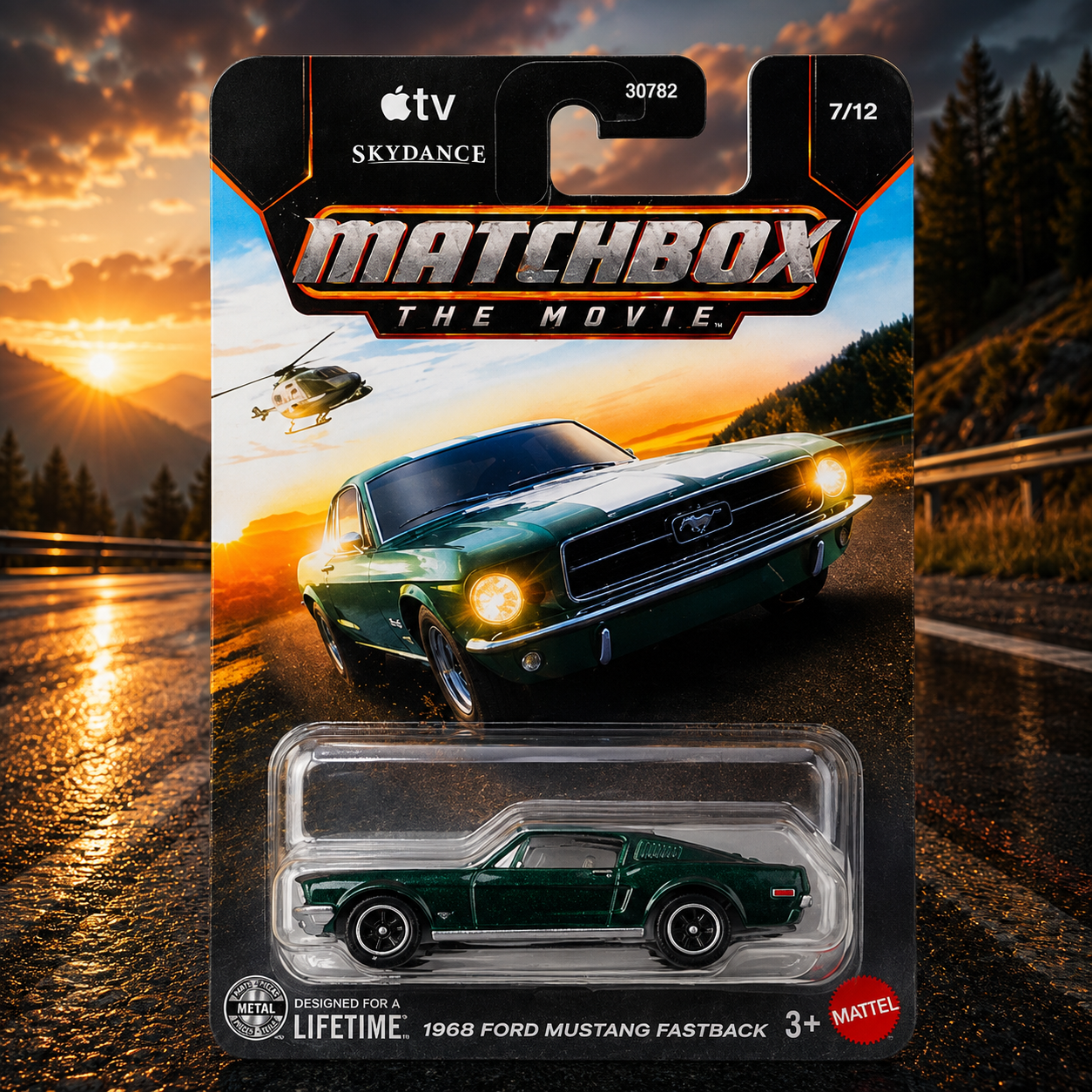 Matchbox The Movie - 1968 Ford Mustang Fastback Green