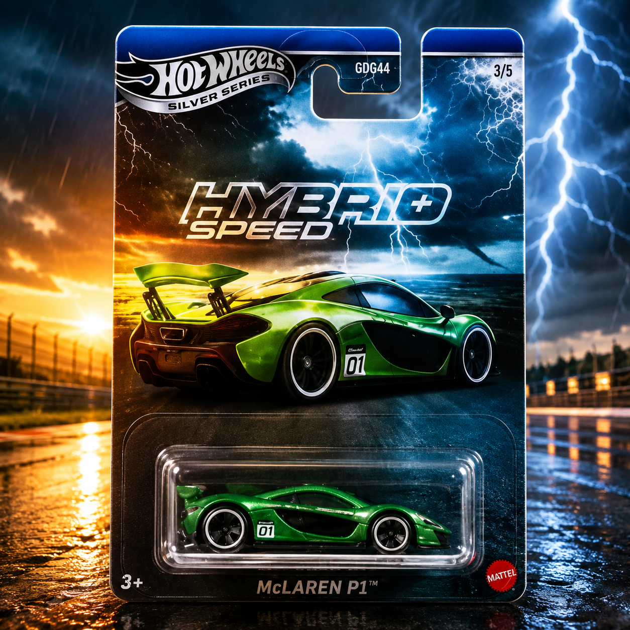 Mclaren P1 - Hybrid Speed Silver Series Hot Wheels