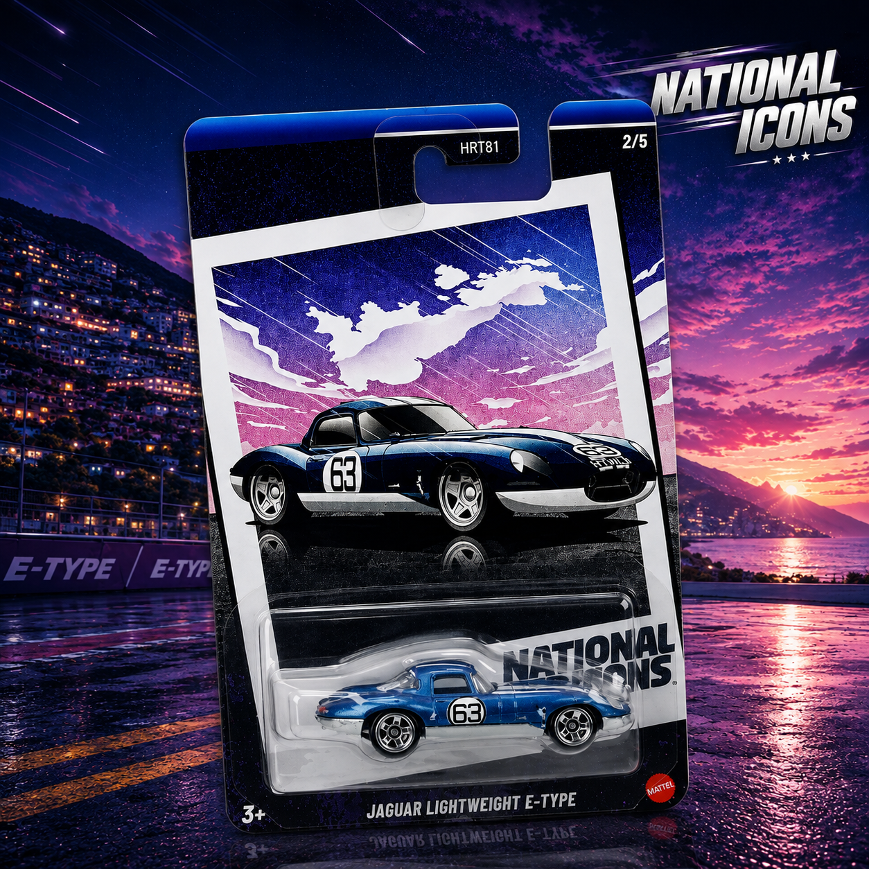 Jaguar Lightweight E Type National Icons 2025 - Hot Wheels Silver Series
