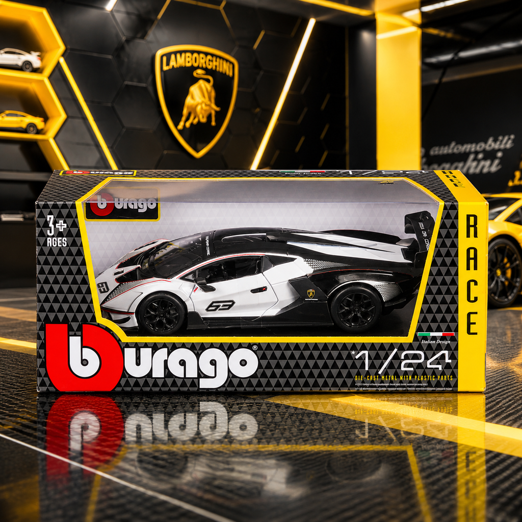 Bburago Lamborghini Essenza SCV12 White 1:24 Scale
