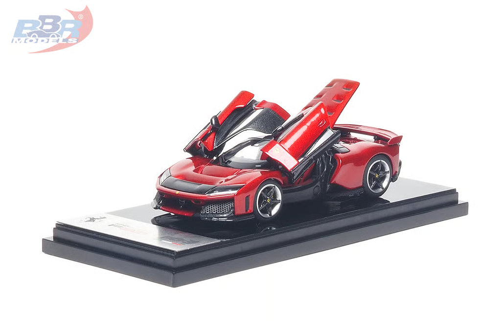 Ferrari F80 Rosso Corsa Red SuperCar - Almost Real - BBR -1:64 Diecast Model