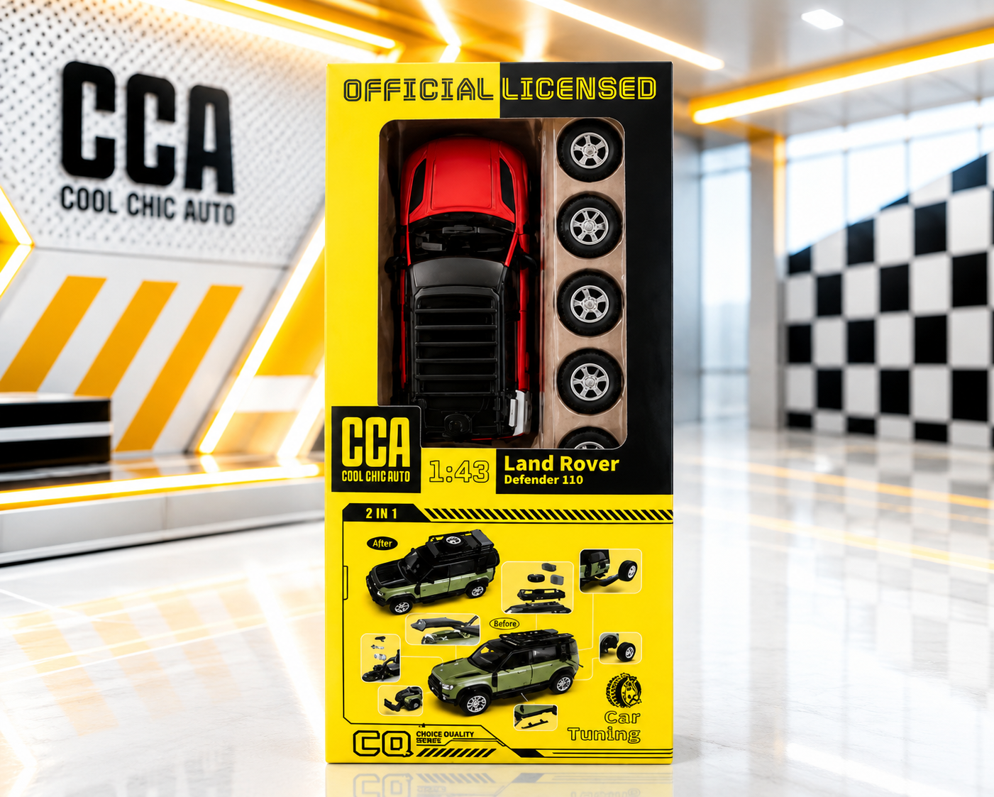 CCA Land Rover Defender 110 Car Tuning 1:43 Scale - Choice Quality Series