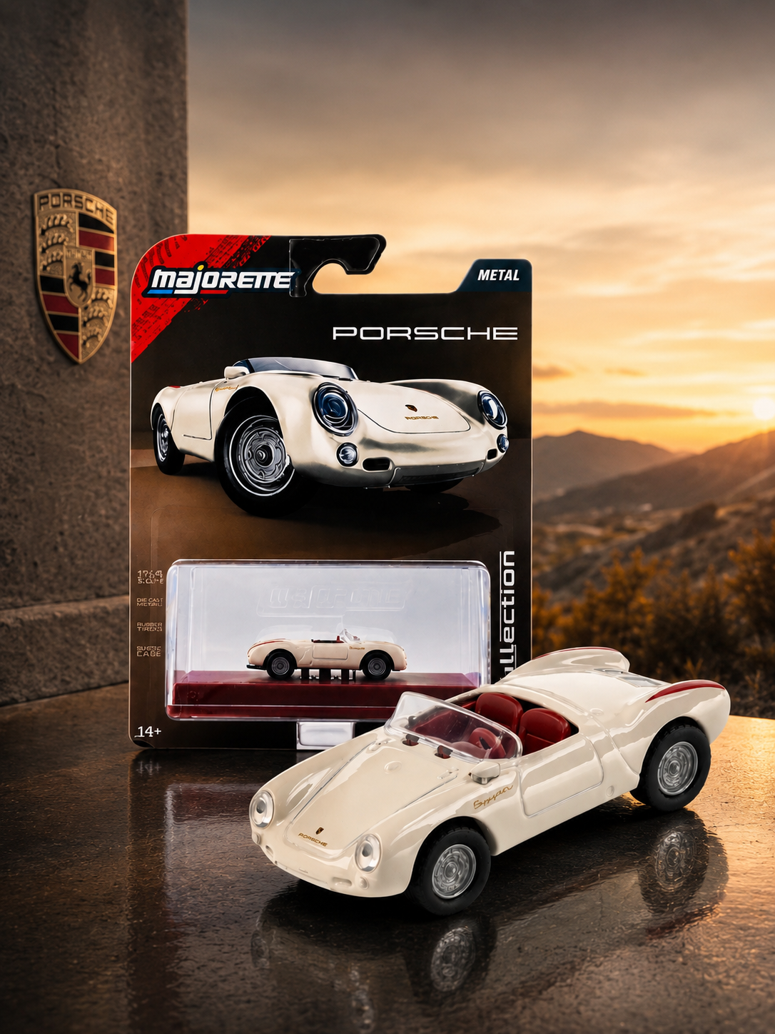 1955 Porsche 550 Spyder - Majorette Collection Series