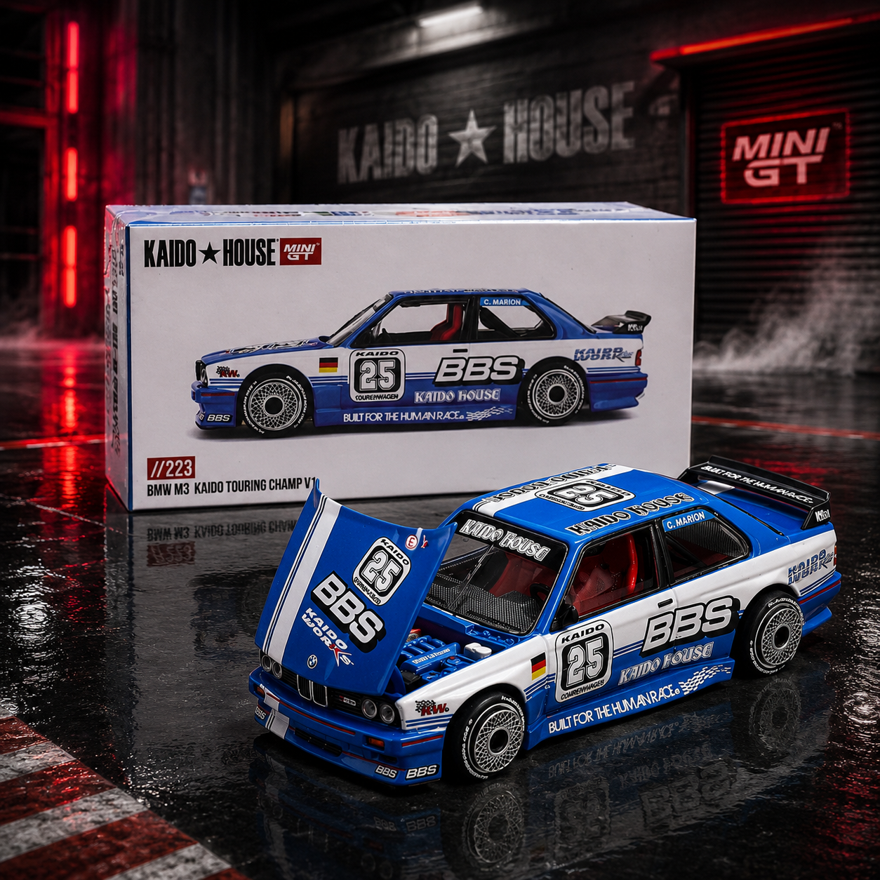 Kaido House #223 - BMW M3 Kaido Touring Champ V1 - Mini GT