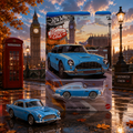 Aston Martin 1963 DB5 - Hot Wheels Silver Series Vintage Club Racing Mix 3