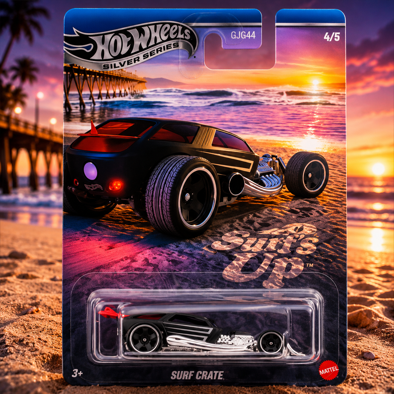 Surf Crate - Surf's Up Silver Series Hot Wheels