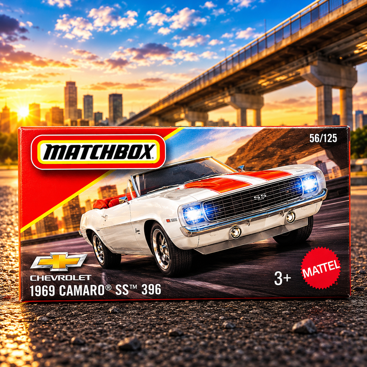 Matchbox - 1969 Camaro SS 396 1:64 Scale (Box Pack)