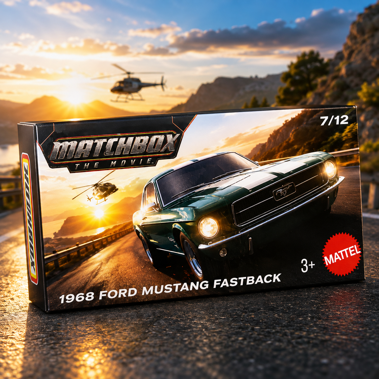 Matchbox - 1968 Ford Mustang Fastback 1:64 Scale (Box Pack)