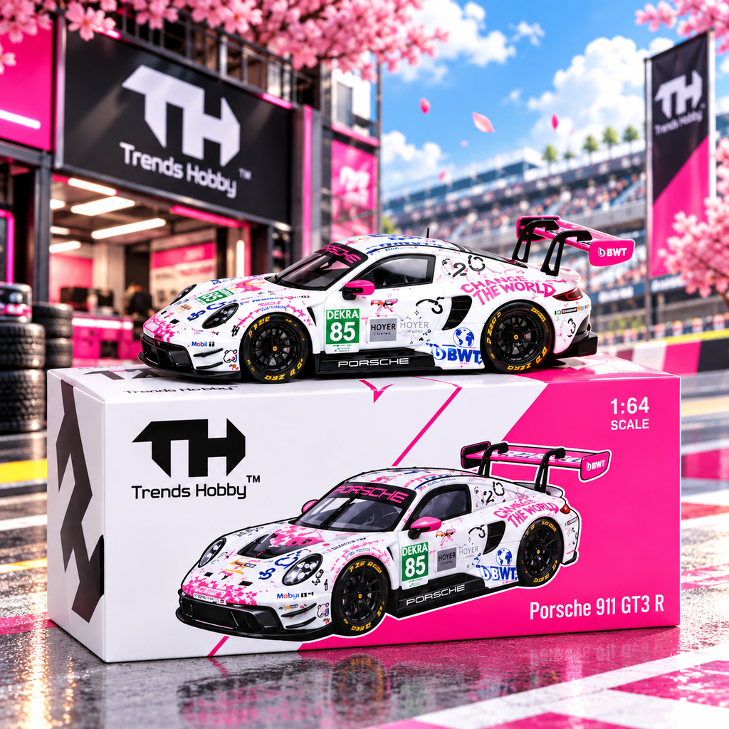 Trends Hobby - Porsche 911 GT3 R Iron Dames #85 – 2025 Le Mans 24H LMGT3 1:64 Diecast