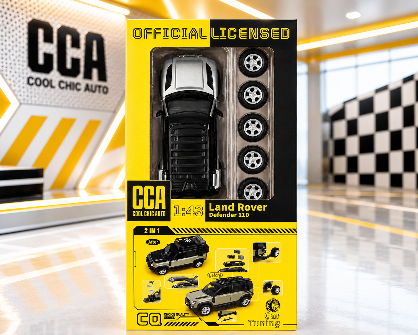 CCA Land Rover Defender 110 Car Tuning 1:43 Scale - Choice Quality Series