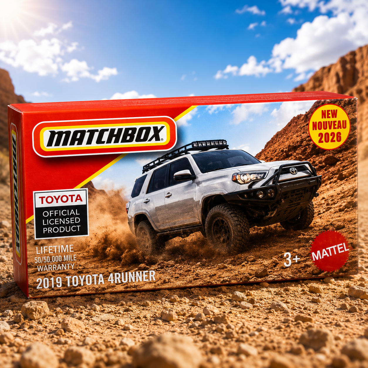 Matchbox - 2019 Toyota 4Runner 1:64 Scale (Box Pack)