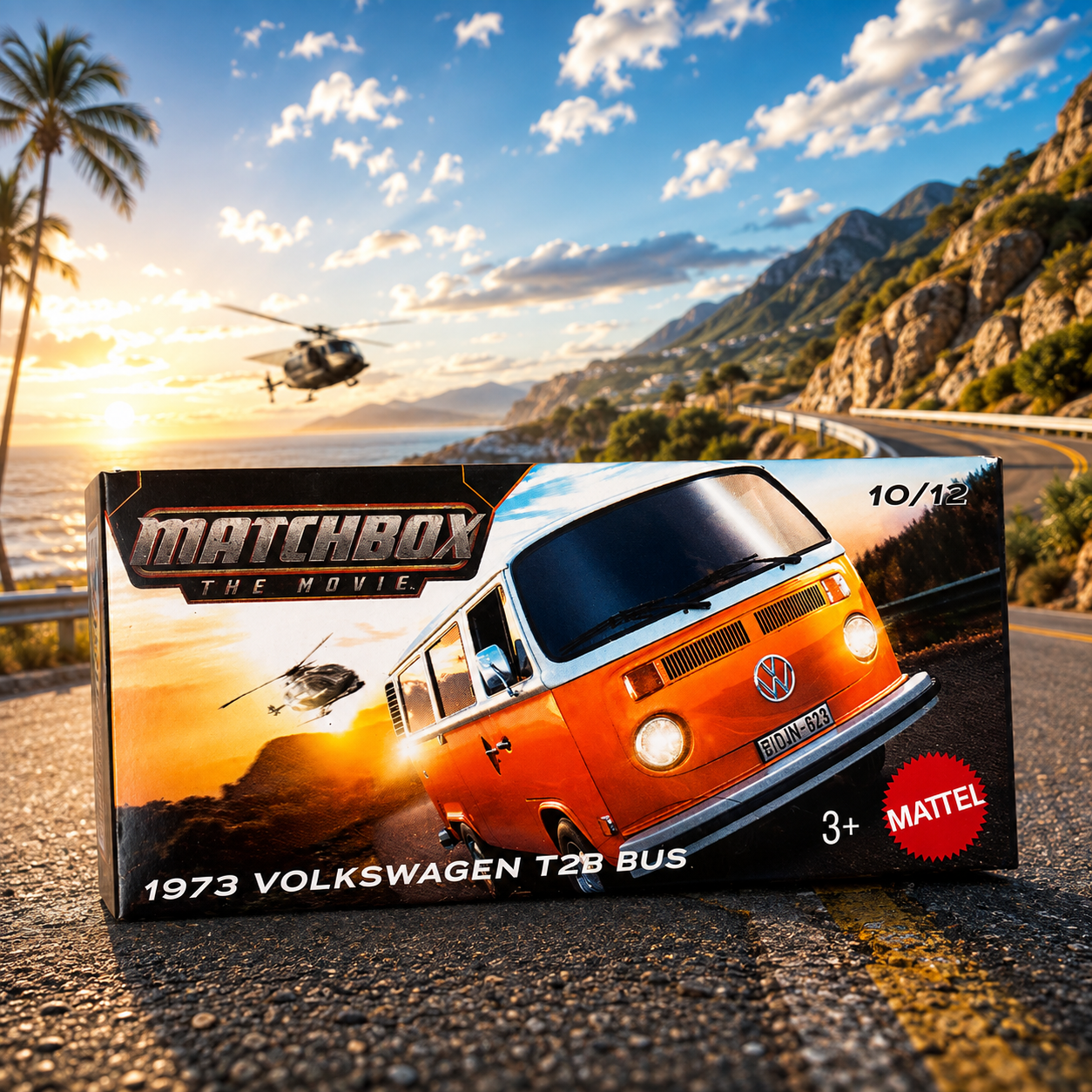 Matchbox - 1973 Volkswagen T2B Bus 1:64 Scale (Box Pack)
