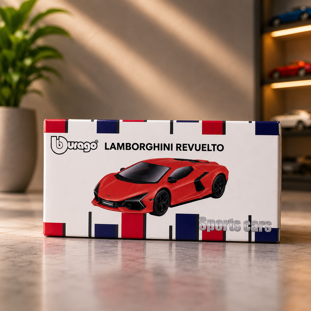 Bburago - Lamborghini Revuelto Orange 1:64 Scale
