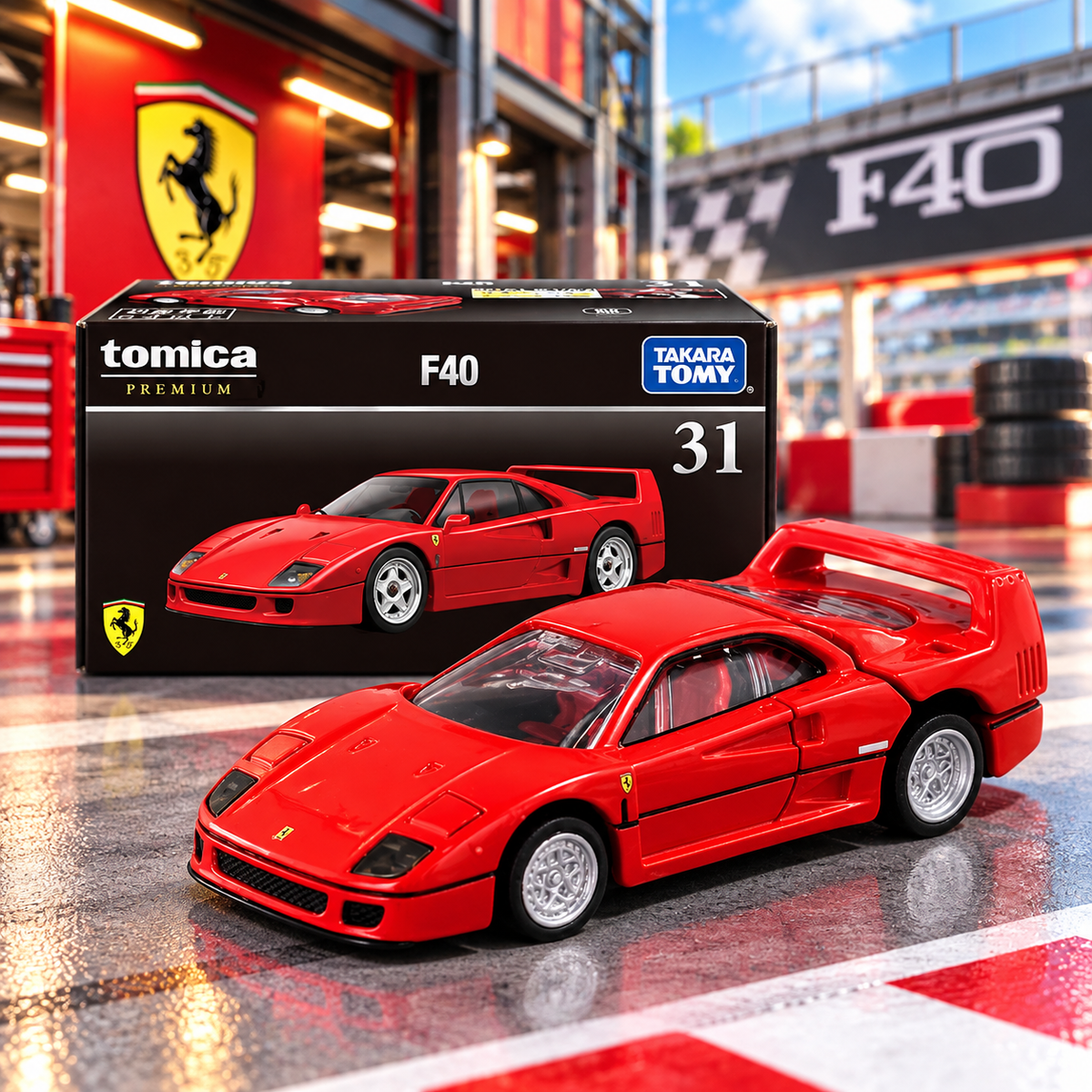 Tomica Premium Ferrari F40 - OBV