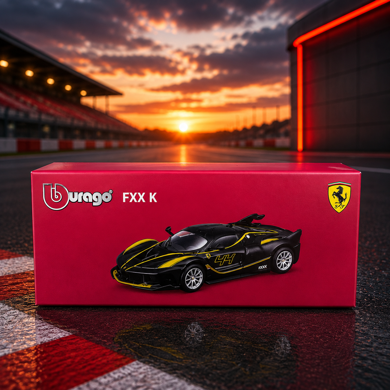 Bburago - Ferrari FXX K Black 1:64 Scale