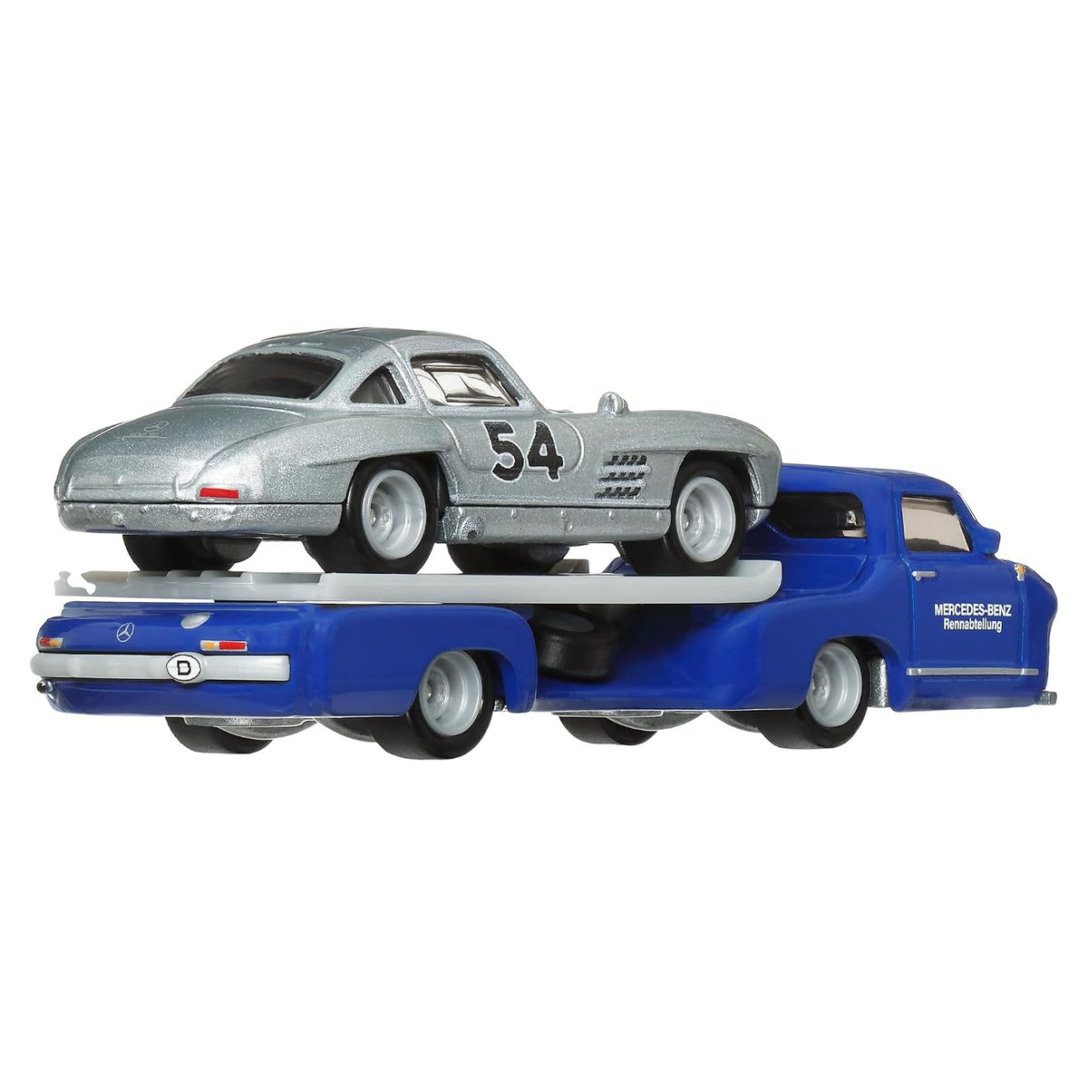 Mercedes-Benz 300 SL and '55 Mercedes-Benz Blaues Wunder - Hot Wheels Team Transport