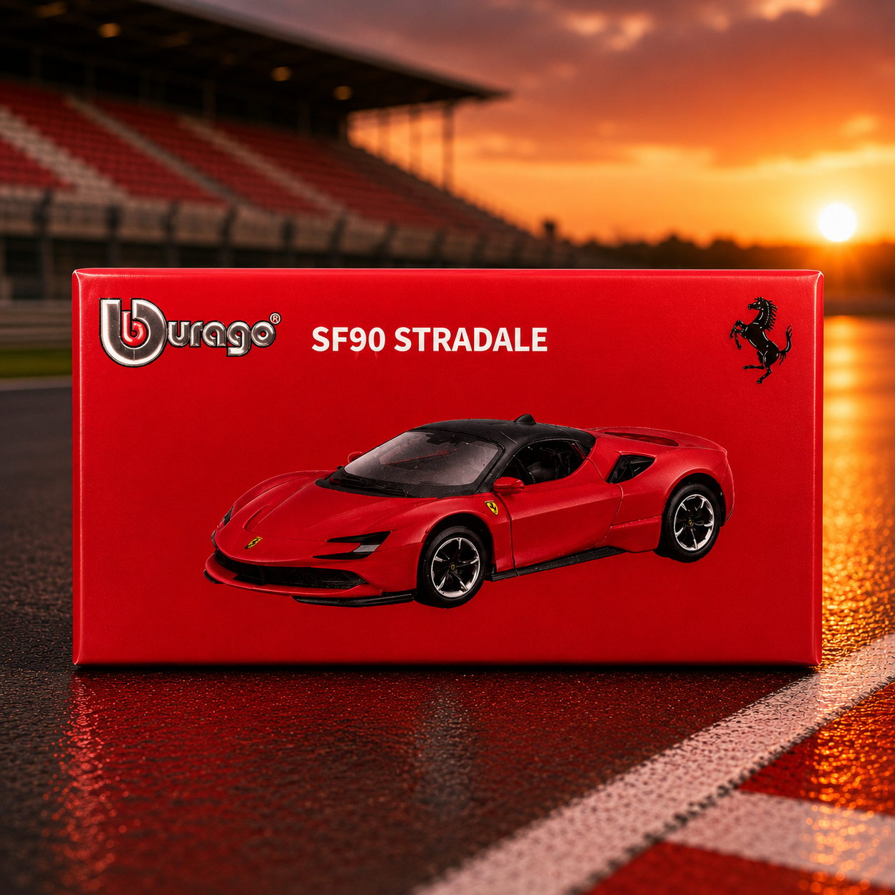 Bburago - SF90 Stradale Red 1:64 Scale