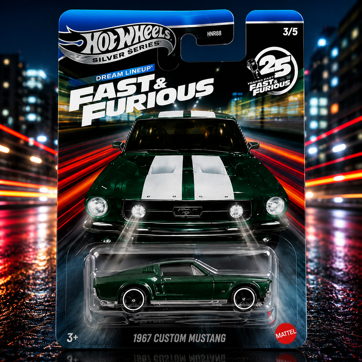1967 Custom Mustang - Fast and Furious Silver Series Dream Lineup 25th Anniversary