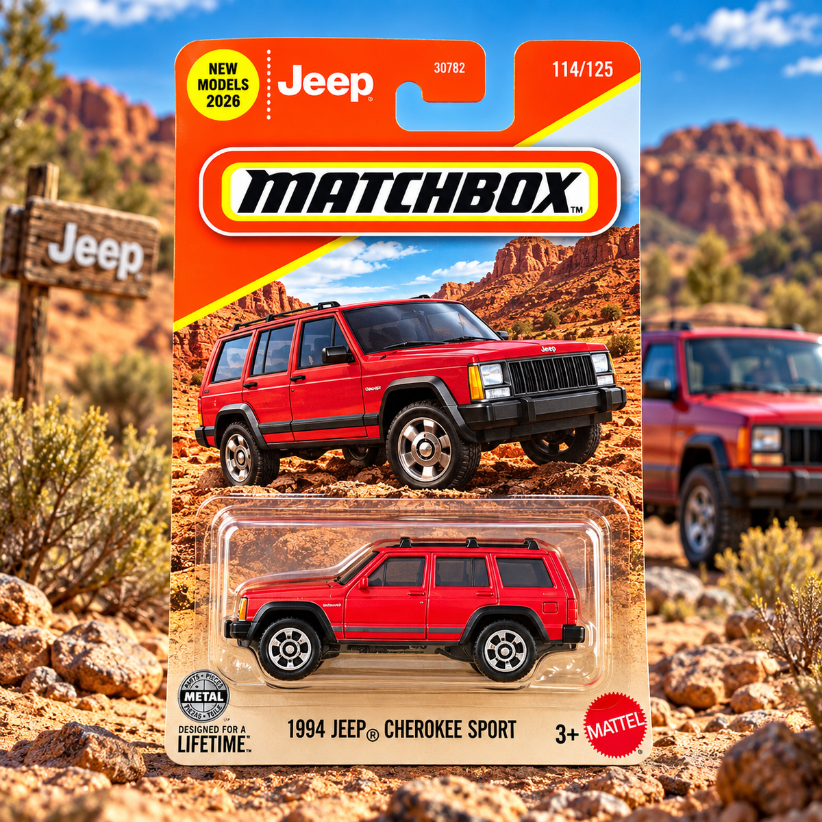 1994 Jeep Cherokee Sport - Matchbox