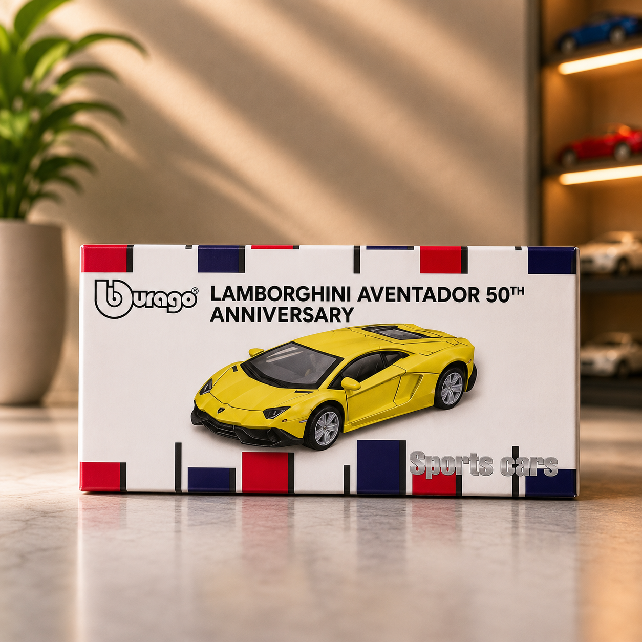 Bburago - Lamborghini Aventador 50th Anniversary 1:64 Scale