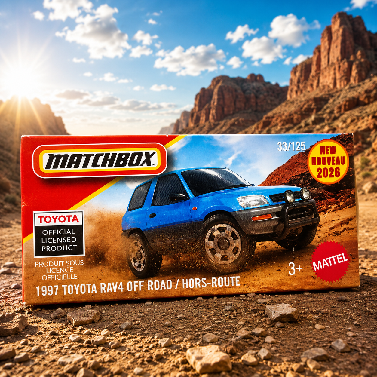 Matchbox - 1997 Toyota RAV4 Off Road 1:64 Scale (Box Pack)