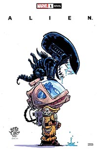 Marvel Comics - Alien #1 Cover F Variant Skottie Young Cover