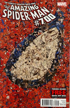 Marvel Comics - Amazing Spider-Man Vol 2 #700 Cover A 1st Ptg Regular Mr Garcin Collage Cover