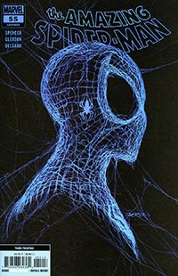 Marvel Comics - Amazing Spider-Man Vol 5 #55 Cover I 3rd Ptg Patrick Gleason Webhead Blue On Black Variant Cover