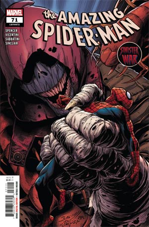 Marvel Comics - Amazing Spider-Man Vol 5 #71 Cover A Regular Mark Bagley Cover (Sinister War Tie-In)