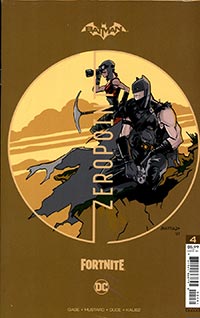 DC Comics - Batman Fortnite Zero Point #4 Premium Variant D Donald Mustard Card Stock Cover