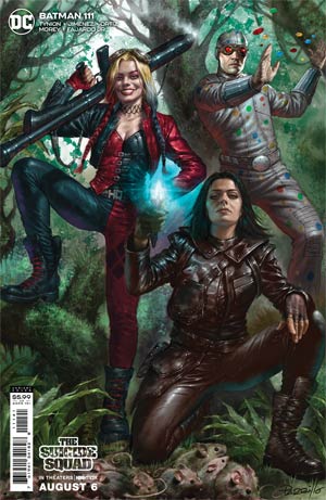 DC Comics - Batman Vol 3 #111 Cover C Variant Lucio Parrillo The Suicide Squad Movie Card Stock Cover