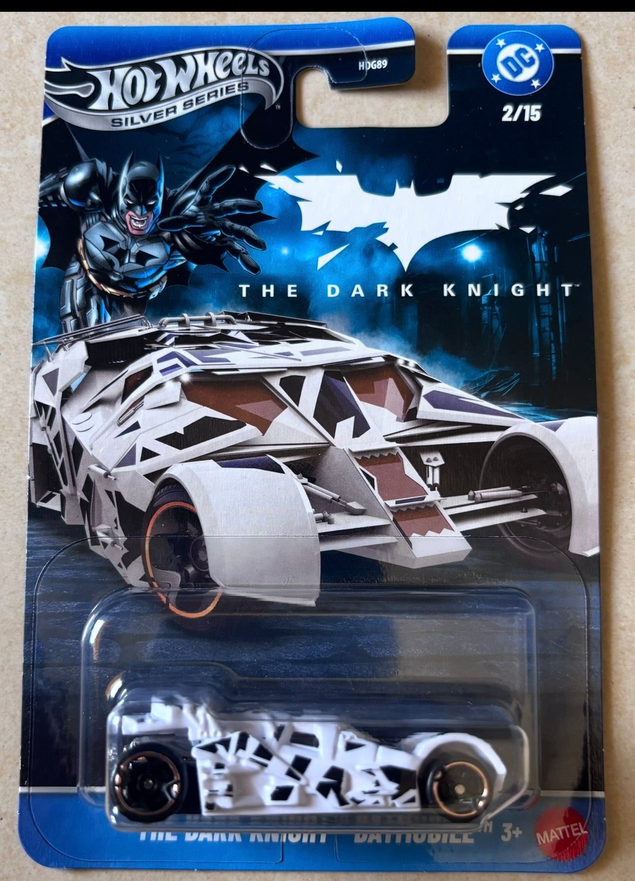 The Dark Knight Batmobile - Hot Wheels Silver Series (Copy 5)