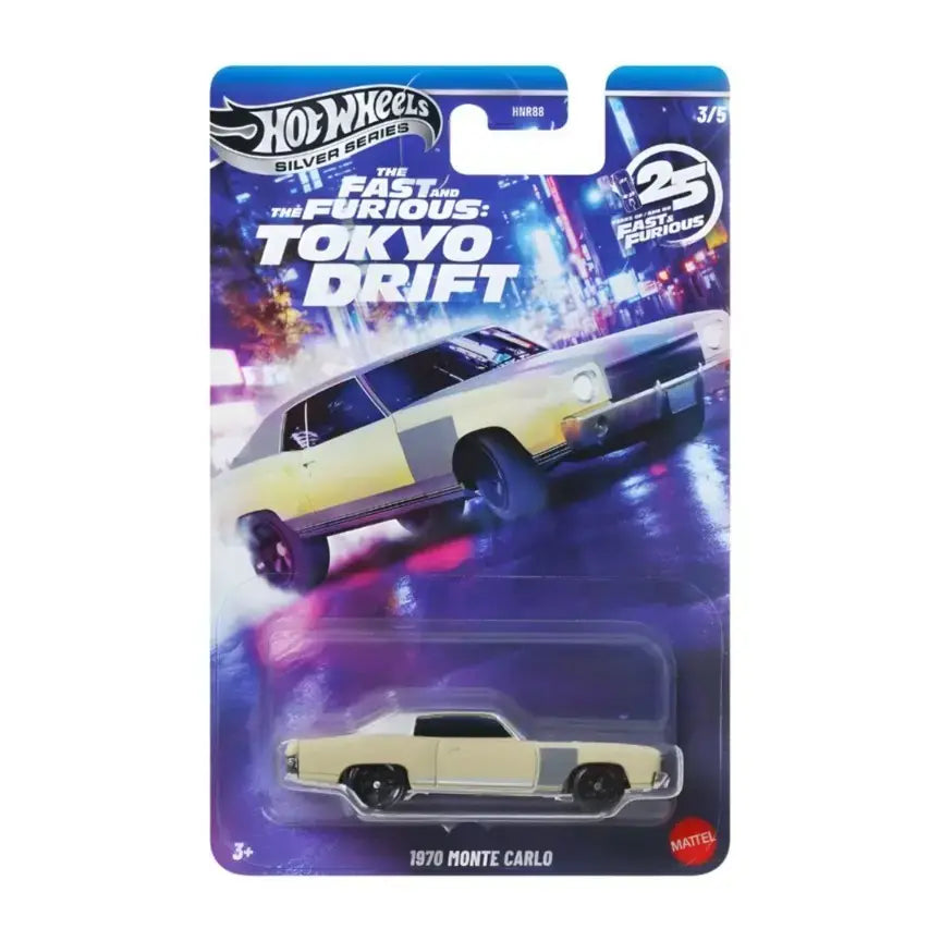 Hot Wheels Silver Series - 1970 Monte Carlo Tokyo Drift Fast and Furious