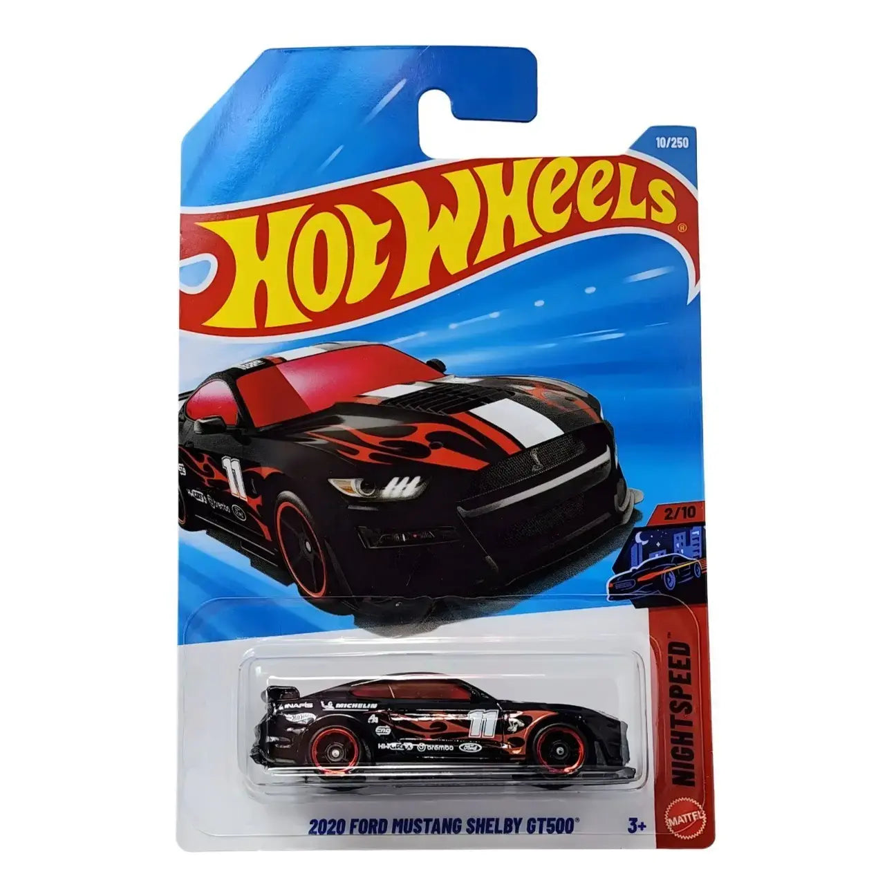 Hot Wheels - Black 2020 Ford Mustang Shelby Gt500 - G Case 2026