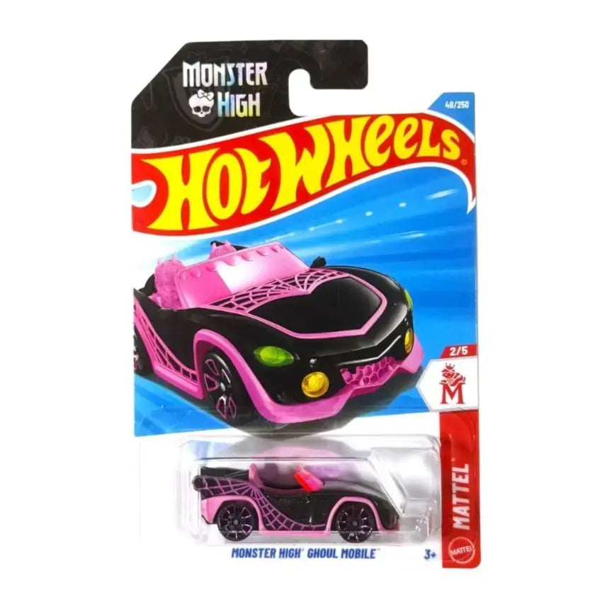 Hot Wheels Black Monster High Ghoul Mobile H Case 2026 MRP