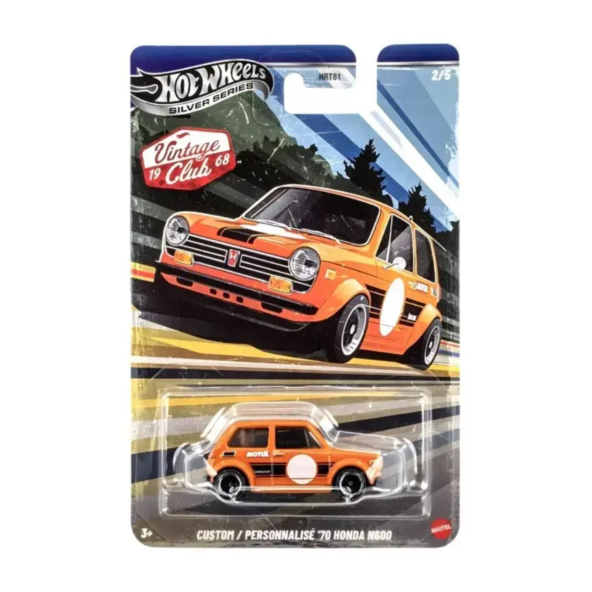Hot Wheels Silver Series - Custom 70 Honda N600 Vintage Club 1968 Silver Series 2026