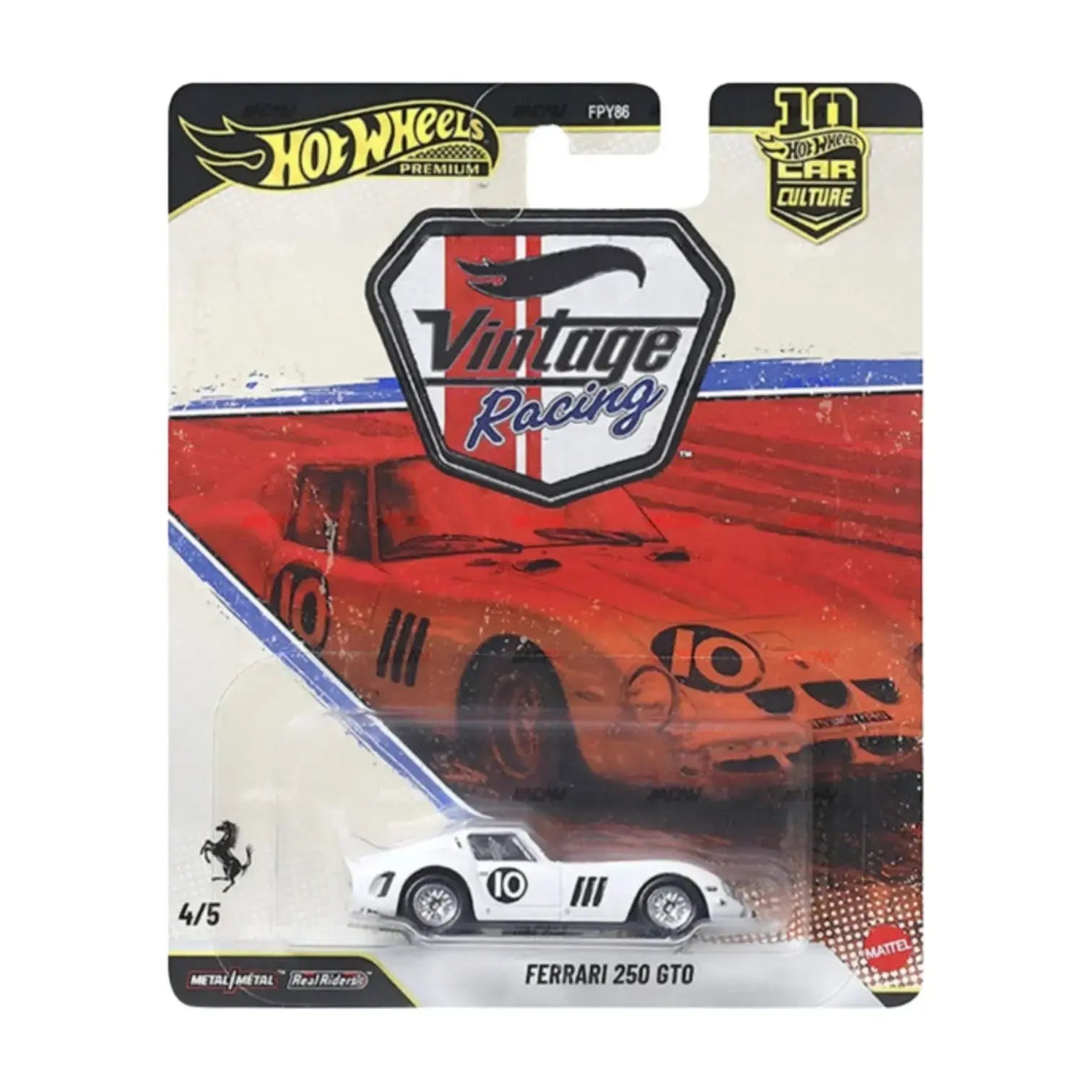 Hot Wheels Premium - Ferrari 250 Gto Vintage Racing Car Culture 2026