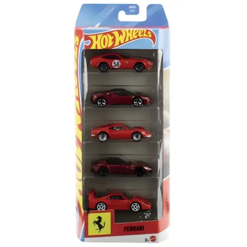 Hot Wheels 5 Pack Sets - Ferrari Set of 5 2026