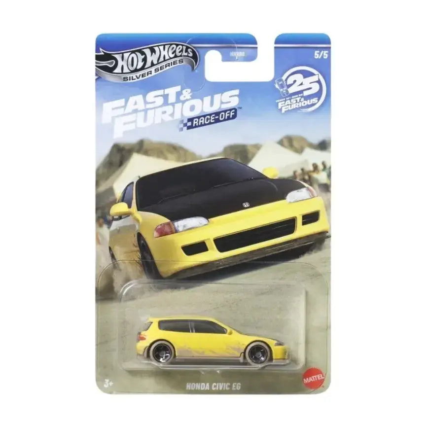 Hot Wheels Silver Series - Hot Wheels Honda Civic Eg Fast and Furious Race Off Silver Series 2026