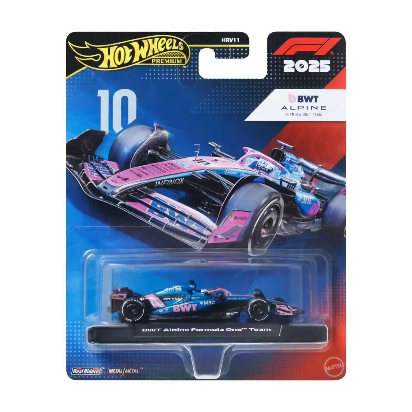 Formula 1 2025 Bwt Alpine F1 Team 10 Pierre Gasly Hrv11 - Hot Wheels Premium