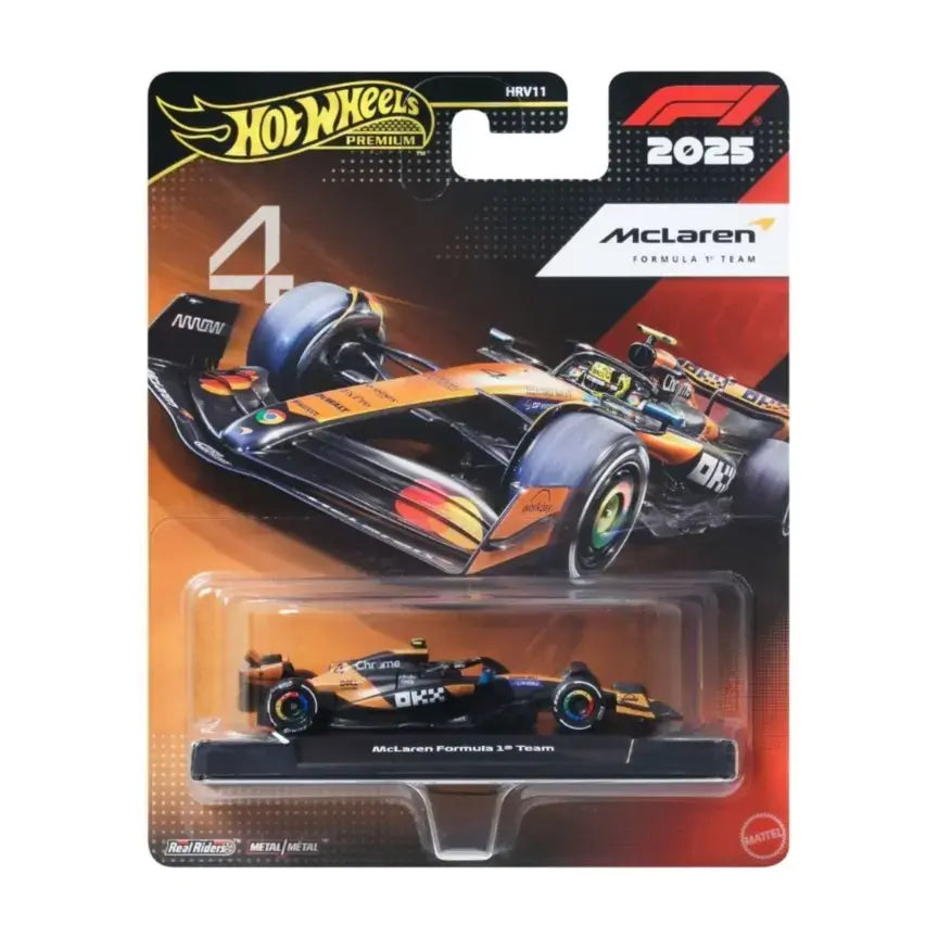 Formula 1 2025 Mclaren Formula 1 Team 4 Lando Norris F1 - Hot Wheels Premium