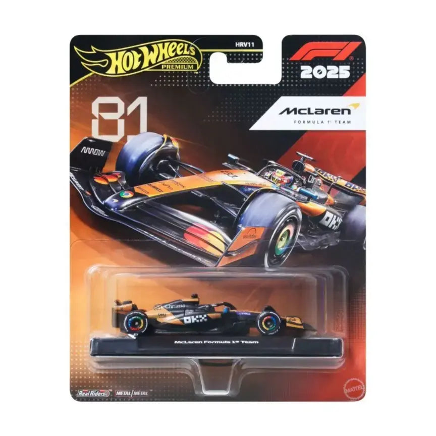 Formula 1 2025 Mclaren Formula 1 Team 81 Oscar Piastri F1 - Hot Wheels Premium