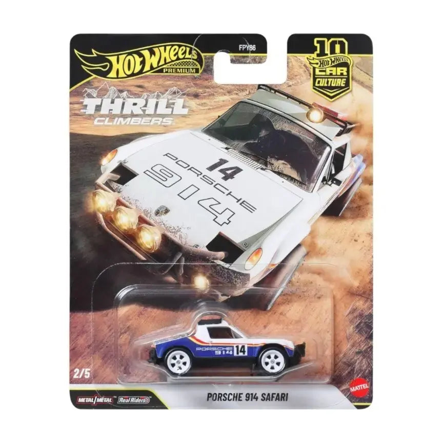 Hot Wheels Premium - Thrill Climbers Porsche 914 Safari