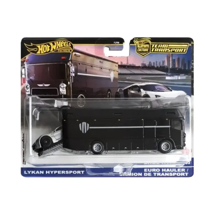 Hot Wheels Premium - Team Transport Lykan Hypersport and Euro Hauler