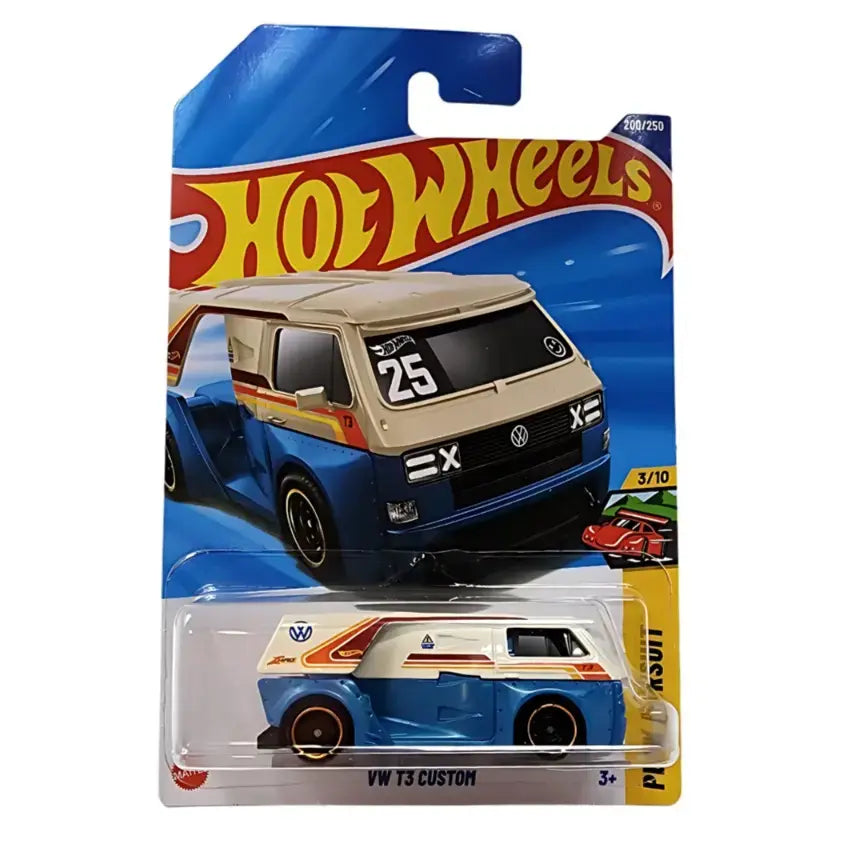 Hot Wheels - VW T3 Custom K Case 2025 White & Blue