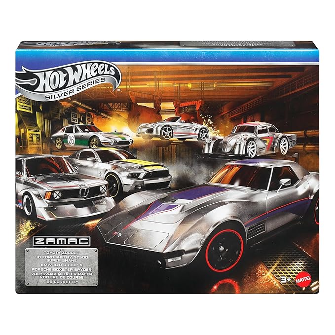 Hot Wheels Silver Series - Hot Wheels ZAMAC Silver Multipack