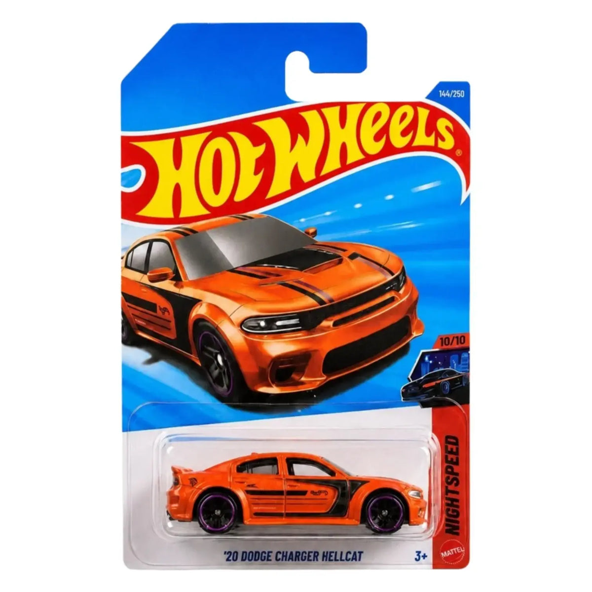 20 Dodge Charger Hellcat Orange - Hot Wheels - Q Case