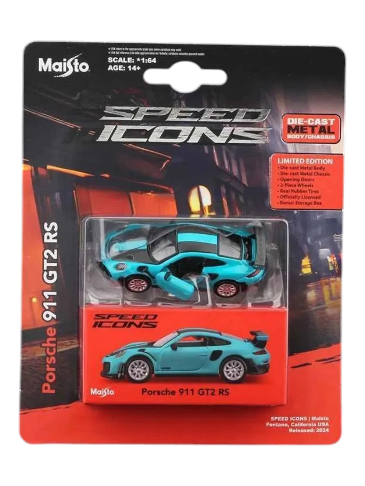 Maisto - Speed Icons Porsche 911 GT2 R5 Green