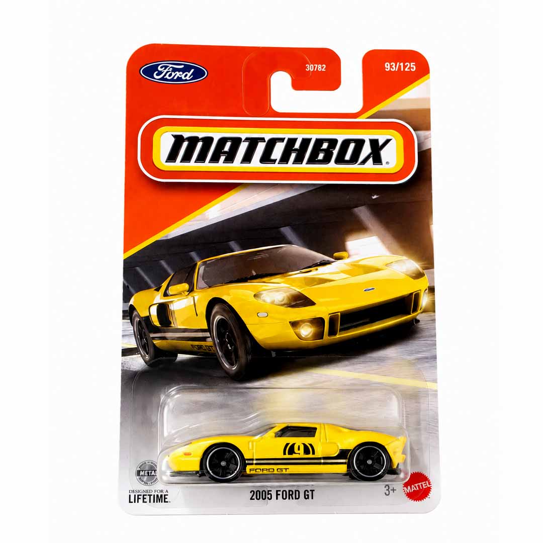 Matchbox - 2005 Ford GT Yellow